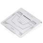Aisens ASUC-7P046-GR Soporte Ajustable Portátil Tablet con Docking USB-C 7 en 1, 2xHDMI 4K, RJ45, 2xUSB-A, USB-C PD 100W, Gris
